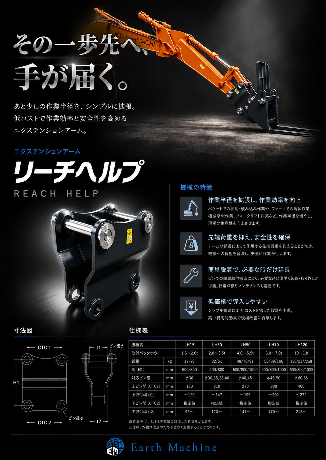 エクステンションアーム｢リーチヘルプ｣